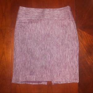 Purple pencil skirt from The Limited